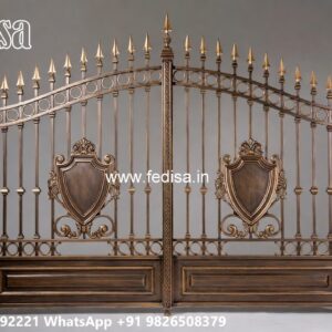 Stylish Main Gate Design For Modern Houses Front Gate Roof Design No-3674