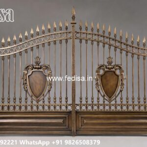 Luxury Gate Design Ideas For Villas Steel Grill Gate Design For Main Door No-3679