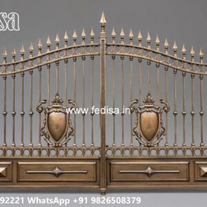Luxury Wooden Gate Designs For Villas Gate Construction Design No-3697