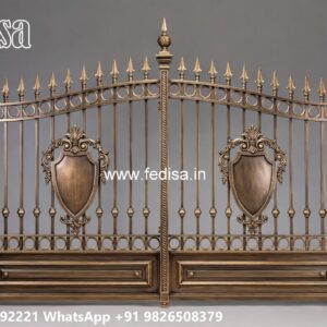 Elegant Wooden Gate Design For Entryways Gate With Wood Design No-3700