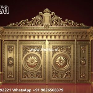 Stylish Outdoor Entry Gate Designs Rajwadi Main Gate Design No-3738