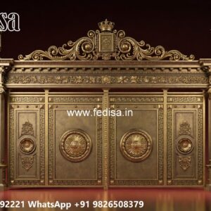 Elegant Villa Gate Design Collection Plank Gate Design No-3746