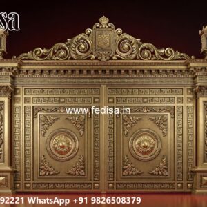 Cheap And Stylish Gate Designs Iron And Steel Gate Design No-3756