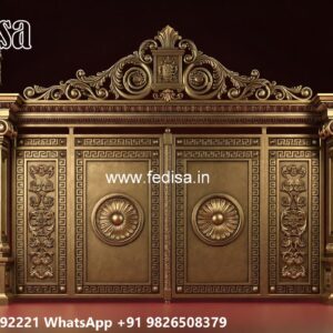 Stylish Entrance Gate Designs Single Gate Grill Design No-3772