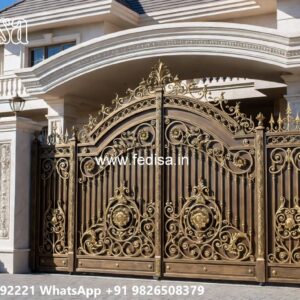 Modern Steel Gate Inspiration 4 Door Gate Design No-3826