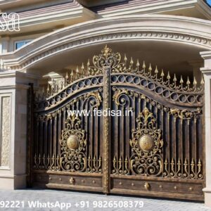 Unique Modern Gate Designs Flat Entrance Gate Design No-3837