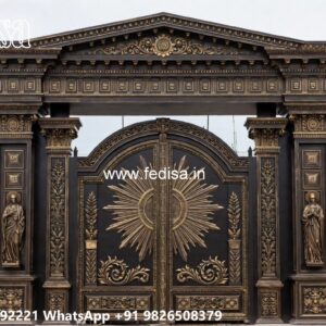 Beautiful Modern Gate Designs Laser Cutting Steel Gate No-3849