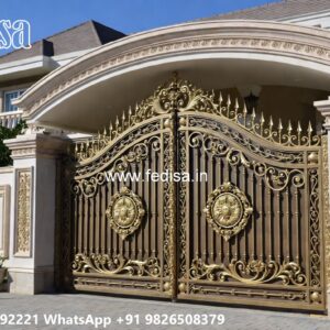 Unique Gate Ideas For Homes Main Gate Portico Design No-3859