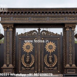 Elegant Modern Gate Ideas Sliding Gate Color No-3868