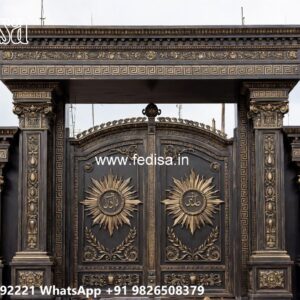 Modern Gate Design Ideas For Stylish Homes Sagwan Main Gate Design No-3871