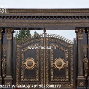 Modern House Gate Design Trends Main Gate Iron Design For Home No-3894