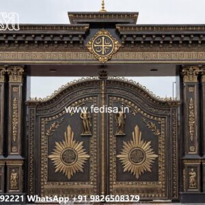 Affordable Gate Design Ideas Pillar Design In Home Front Gate No-3912