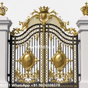 Simple Front Gate Design Ideas Square Bar Grill Gate Design No-3930