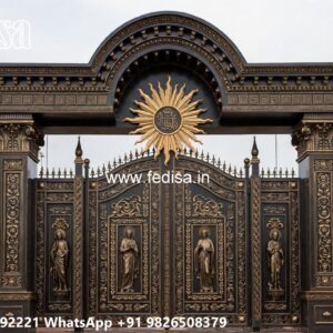 Creative Front Gate Design Collection Boundary Gate Ki Design No-3969