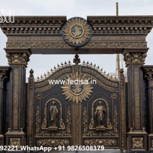 Stylish Gate Design Trends 2030 Loha Grill Gate Design No-3974