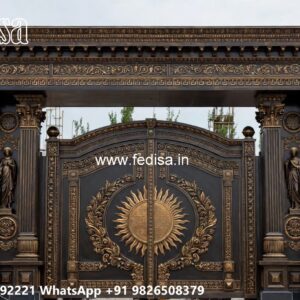Beautiful Front Gate Design Trends Glass Main Gate Design No-3981