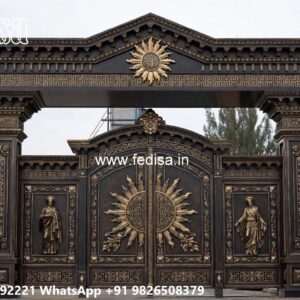 Elegant Front Gate Design Trends Teak Wood Gate Design No-3993