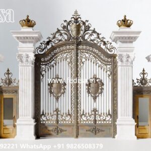 Unique Gate Design Inspiration Collection Iron Gate Design Double Door No-4007