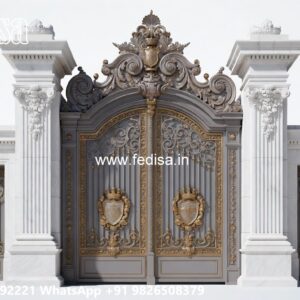 Elegant Gate Design Ideas For Entryway Front Side Gate Design No-4011