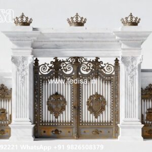 Unique Gate Design Ideas For Small Houses Main Gate Steel Ka No-4018