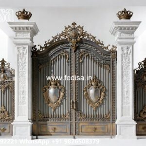 Latest Gate Design Trends For Homes Iron Net Gate Design No-4030
