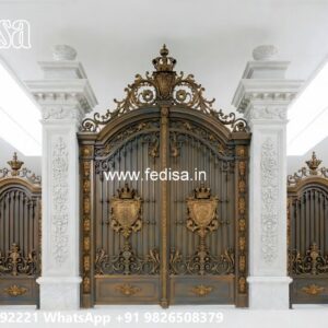 Creative Gate Design Ideas For Entrance Aluminum Main Gate Design No-4060