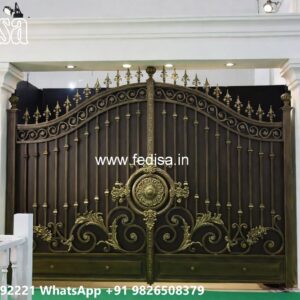 Modern Gate Design For Independent Homes Simple Boundary Wall Design With Gate No-4067