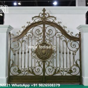 Top Gate Design Ideas Collection Wrought Iron Main Gate No-4068