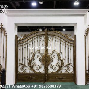 Stylish Main Gate Design For Modern Houses Wooden Gate Door Design No-4086