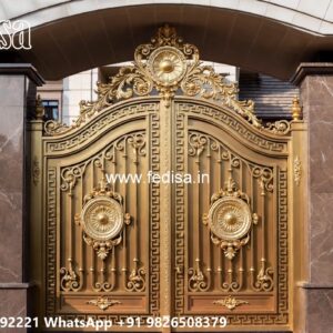 Stylish Metal Gate Designs For Homes Wooden Main Gate Design For Home No-4118