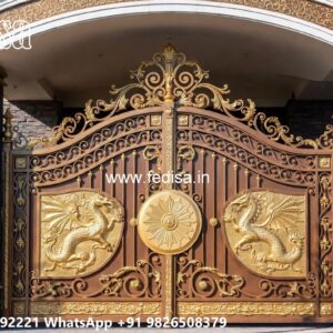 Eye-catching Gate Designs For Front Yard Iron Chadar Gate Design No-4131
