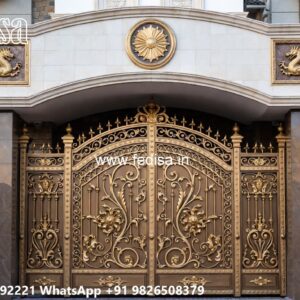 Nature Inspired Gate Design Ideas Steel Gate Design Double Door Price No-4153