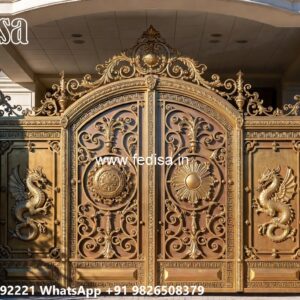 Elegant Villa Gate Design Collection Modern Iron Main Gate Design No-4158