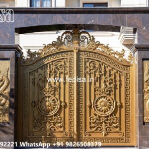 Rich Look Gate Design Ideas Main Gate Sliding Door Design No-4162