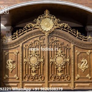 Low Budget Gate Design Ideas Single Door Steel Gate No-4163