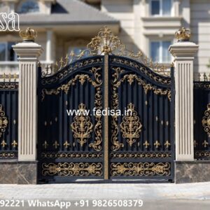 Gate Design Ideas For Every Home Iron Main Gate Color Design No-4189