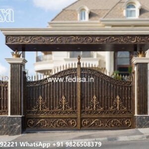 Trendy Gate Design Collection Main Gate With Mini Gate No-4225