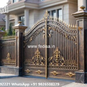 Unique Entry Gate Designs Iron Double Door Main Gate Design No-4233