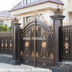 New Style Gate Designs Front Gate Design Iron Pipe No-4241