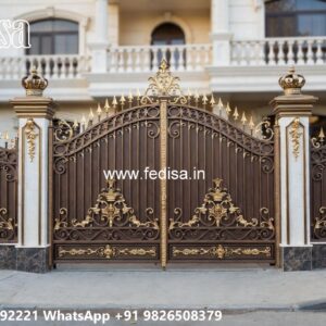 Unique Modern Gate Designs Steel Gate Flower Design No-4249