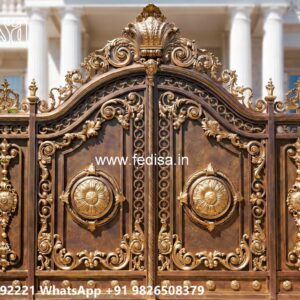 Smart Gate Design Ideas For Modern Homes Wood Gate Color Design No-4303