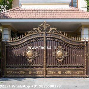 Elegant Gate Design Ideas For Houses Main Gate Wooden Double Door Design No-4312