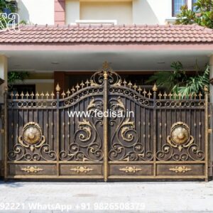 Amazing Gate Design Ideas For Entrance Front Boundary Wall Grill Design No-4329