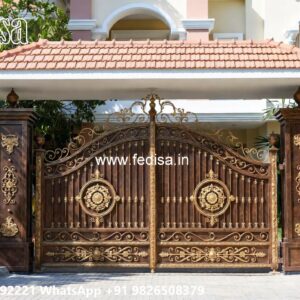 Modern Gate Design Ideas For Entry Single Door Iron Gate No-4335