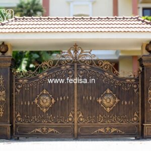 Creative Entry Gate Design Ideas Sliding Gate For Compound Wall No-4355