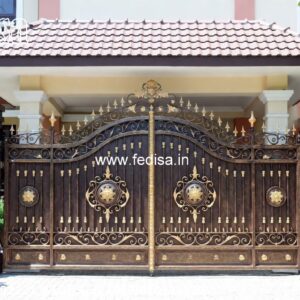 Stylish Gate Design Trends 2031 Steel Gate Design For Home Double Door No-4386
