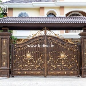 Amazing Entry Gate Design Ideas Compound Wall Main Gate Design No-4387