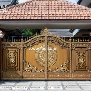 Creative Gate Design Ideas For Homes Square Pipe Sliding Gate Design No-4389
