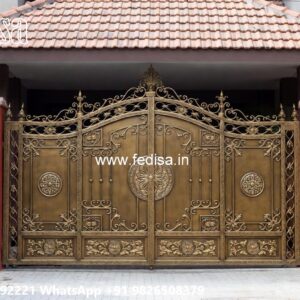 Creative Gate Design Ideas For Modern Homes Iron Grill Fence Design No-4416