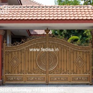 Creative Gate Design Ideas For Houses Single Gate Color No-4434